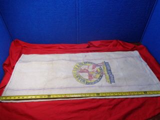 ANTIQUE SEED SACK WITH NATIVE AMERICAN INDIAN FIGURE SIOUX CITY SEED COMPANY 2