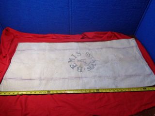 ANTIQUE SEED SACK WITH NATIVE AMERICAN INDIAN FIGURE SIOUX CITY SEED COMPANY 3