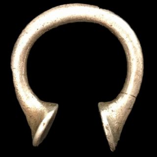Rare Ancient Silver Viking Torc (1)