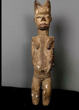 Old Tribal Igbo Female Maternity Figure - Nigeria