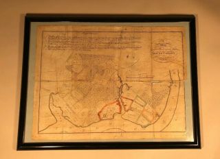 1801 Map Of George Washingtons Mount Vernon