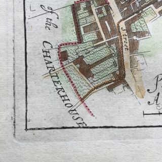 1720 John Strype ' s map: Shoreditch,  Norton Folgate & Crepplegate Without,  Hoxton 3