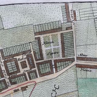 1720 John Strype ' s map: Shoreditch,  Norton Folgate & Crepplegate Without,  Hoxton 4