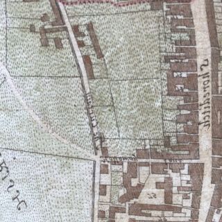 1720 John Strype ' s map: Shoreditch,  Norton Folgate & Crepplegate Without,  Hoxton 6