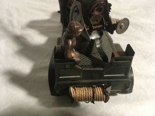 Tippco Anti Aircraft Gun 1930s Pre - war Germany Tin Wind up clockwork toy Hausser 5