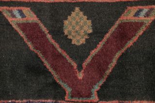 Bidjar Persian Runner Hand - Knotted Rug Wool Oriental Geometric 5 x 13 Handmade 10