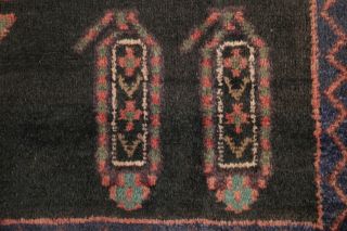 Bidjar Persian Runner Hand - Knotted Rug Wool Oriental Geometric 5 x 13 Handmade 9