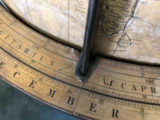 30” Antique Terrestrial Globe Manufactured By Weber Costello Co. 8