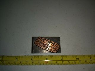 Vintage Letterpress Printing Block Baby Ruth Candy Bar Curtiss Advertising 5¢ 3