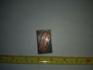 Vintage Letterpress Printing Block Baby Ruth Candy Bar Curtiss Advertising 5¢ 4