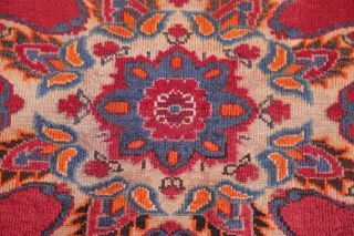 2 ' x2 ' Antique Geometric Square Bakhtiari Oriental Rug RED BLUE Hand - made 6