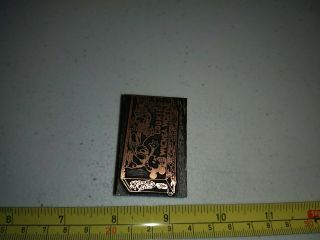 Vintage Letterpress Printing Block Mickey Mouse Cookies Donald Duck Nabisco 5