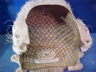 1870s ENGLISH BARRISTERS Horsehair WIG in TOLEWARE BOX by Ravenscroft Law LONDON 4