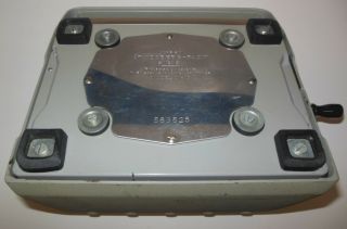 Vintage Atvidaberg FACIT Adding Machine Model C1 - 13 w/ Case & Key 11
