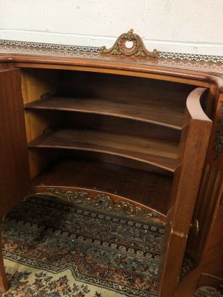 1940s Art Nouveau French Parquetry Inlaid Vanity/Desk 9