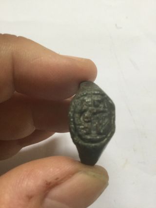 Two Medieval Bronze Seal Matrices And A Merchant’s Seal Ring. 4