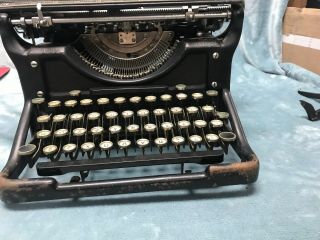 ANTIQUE Underwood Typewriter Greek Lettering st K271 6