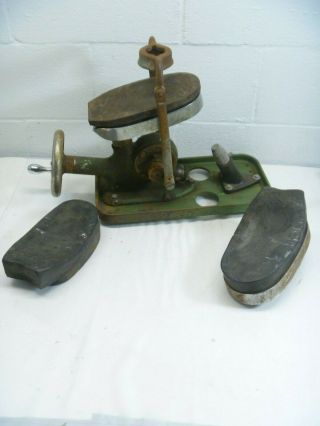 Cobbler Tool Welderon Pressure Unit Landis Machine Co Vintage Shoe Sole Press