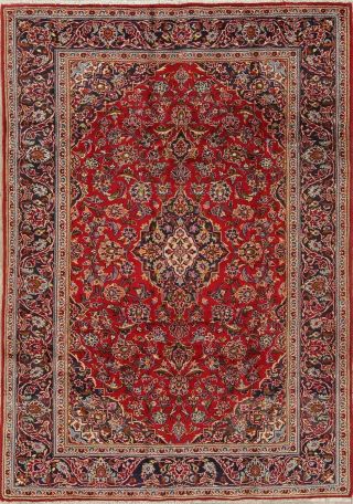 Traditional Persian 6 X 9 Wool Handmade Floral One - Of - A - Kind Oriental Area Rug