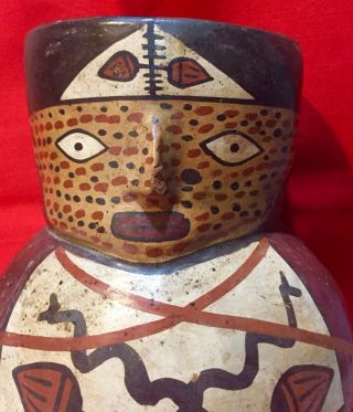 Pre Columbian Large Pottery Nazca Vessel 2 - 600AD 3