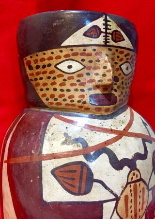 Pre Columbian Large Pottery Nazca Vessel 2 - 600AD 5