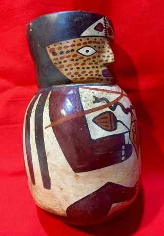 Pre Columbian Large Pottery Nazca Vessel 2 - 600AD 6