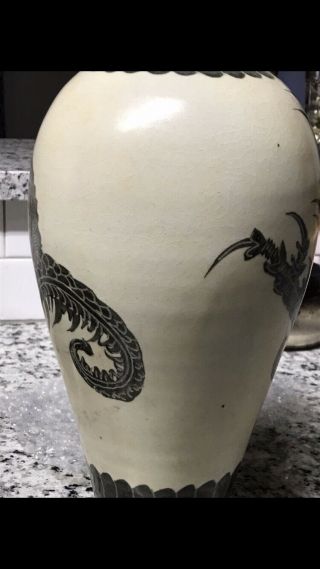 ESTATE OLD CHINESE DRAGON SONG STYLE CHIZOU VASE 4