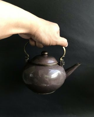 Antique Chinese Yixing Zisha Teapot Dragon Mark Very Rare 19th Qing