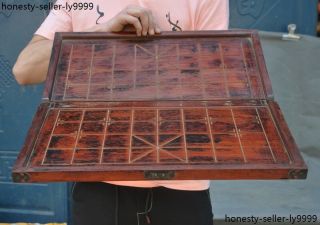 Old Chinese Huanghuali Wood Weiqi Of Go Chessboard Chess Checkerboard Tables