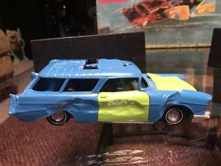 Vintage SSP Smash Up Derby Blast - Em Car Playset & Box Kenner 1957 Ford & Chevy 10