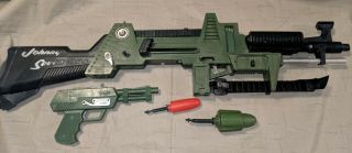 1964 Topper Toys Johnny Seven Oma Toy Gun W/ Bullet And Missile