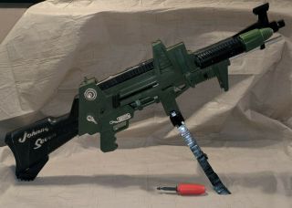 1964 TOPPER TOYS JOHNNY SEVEN OMA TOY GUN W/ BULLET and Missile 2