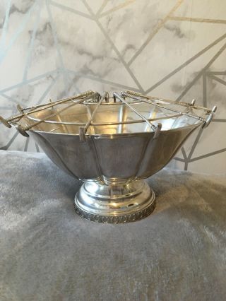 Rare Asprey Polo Silver Rose Bowl.  Special Commission,  Only 4 Made.  Cost £4000,