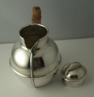 Large Solid Silver Jersey or Guernsey Jug - 366g - Birm.  1936. 10