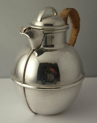 Large Solid Silver Jersey or Guernsey Jug - 366g - Birm.  1936. 2