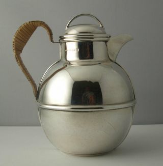 Large Solid Silver Jersey or Guernsey Jug - 366g - Birm.  1936. 3