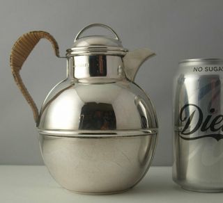 Large Solid Silver Jersey or Guernsey Jug - 366g - Birm.  1936. 4