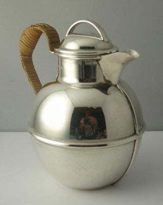 Large Solid Silver Jersey or Guernsey Jug - 366g - Birm.  1936. 5
