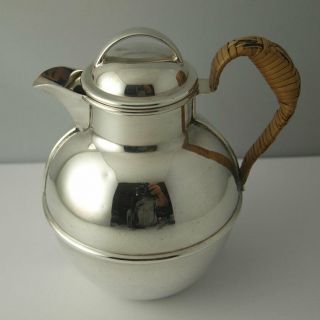 Large Solid Silver Jersey or Guernsey Jug - 366g - Birm.  1936. 7