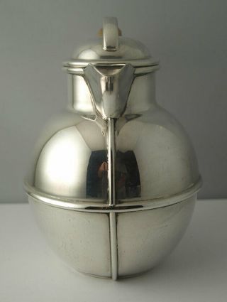 Large Solid Silver Jersey or Guernsey Jug - 366g - Birm.  1936. 9