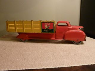Marx Coca Cola Stake Truck Large 21 " 1940 