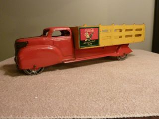 Marx Coca Cola Stake Truck Large 21 