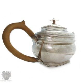 Georgian antique Irish sterling silver teapot large size Dublin 1807 8