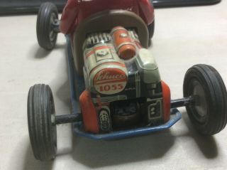 Vintage Schuco Go - Kart Red Micro Racer Tin Toy As Found Don’t Have Key So 4
