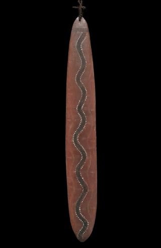 Big Old Aboriginal Central Desert Bullroarer Near Hermannsburg N.  T.  64cm