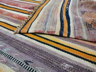 Moroccan Handmade Rug - Vintage Berber - 4 ' 5  x 6 ' 6  Bohimean Tribal Art 11