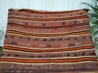 Moroccan Handmade Rug - Vintage Berber - 4 ' 5  x 6 ' 6  Bohimean Tribal Art 2