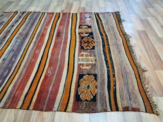 Moroccan Handmade Rug - Vintage Berber - 4 ' 5  x 6 ' 6  Bohimean Tribal Art 6