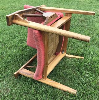 RARE A.  BRANDT Ranch Oak Chair Wagon Wheel Design Arm / Side Chair 1950’s MCM 11