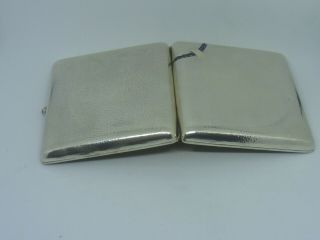 Louis Kuppenheim Art Noveau / Jugenstil Cigarette case Silver and Saphires c1900 6